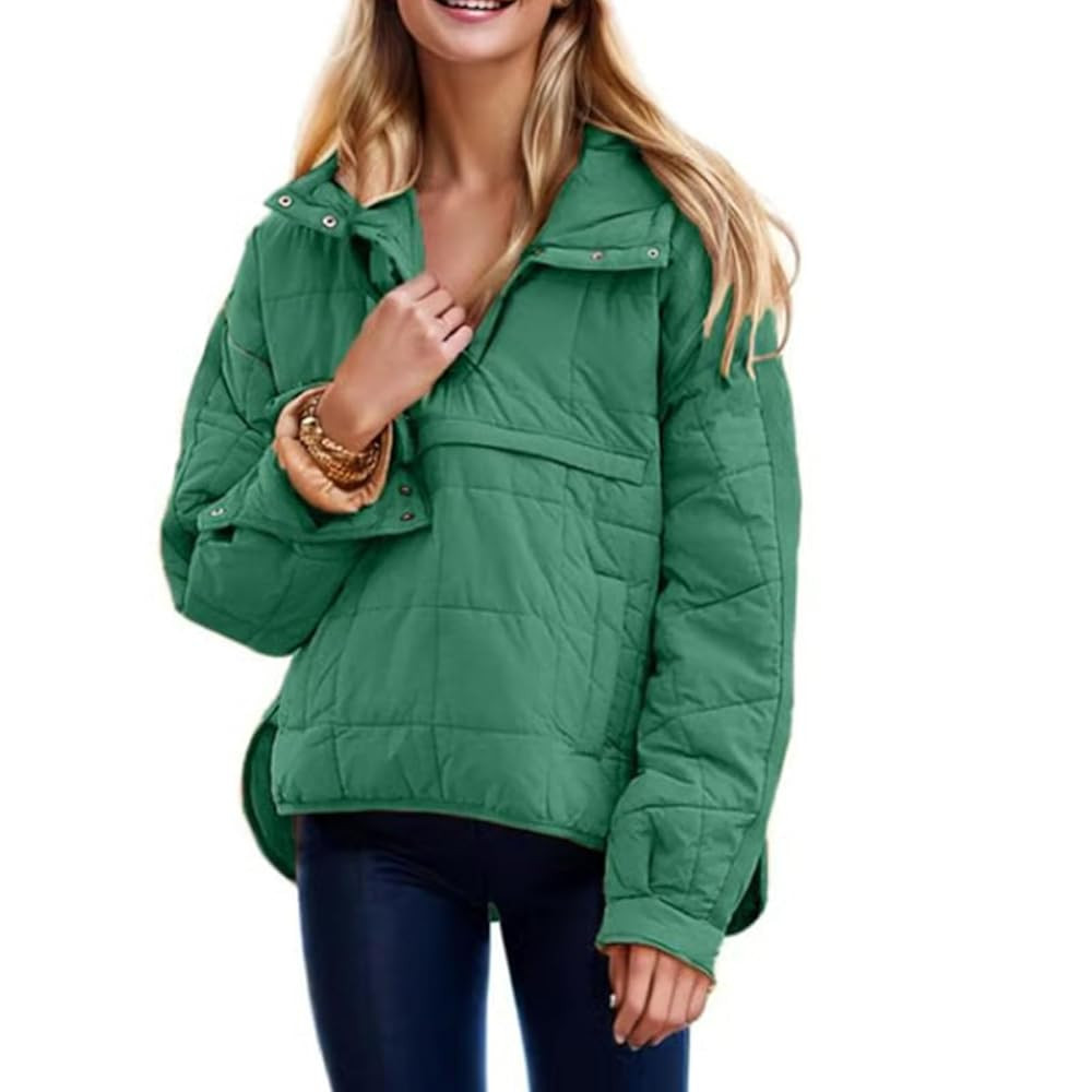 Women's Oversized Hooded Puffer Jacket Womens Quilted Lightweight Winter Warm Pullover Padded Hoo... | Amazon (US)
