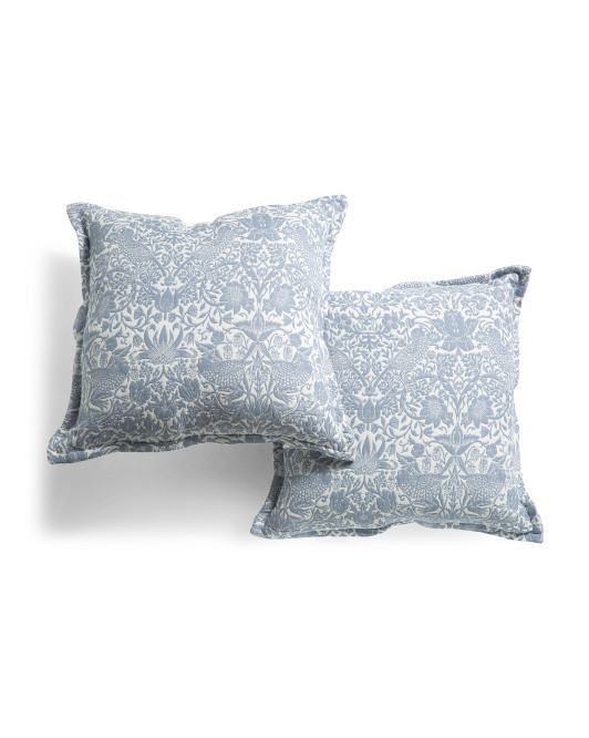 2pc 20x20 Strawberry Thief Pillows | TJ Maxx