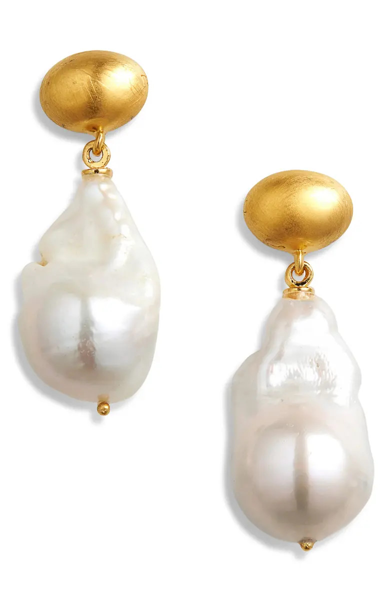 Florence Baroque Pearl Drop Earrings | Nordstrom