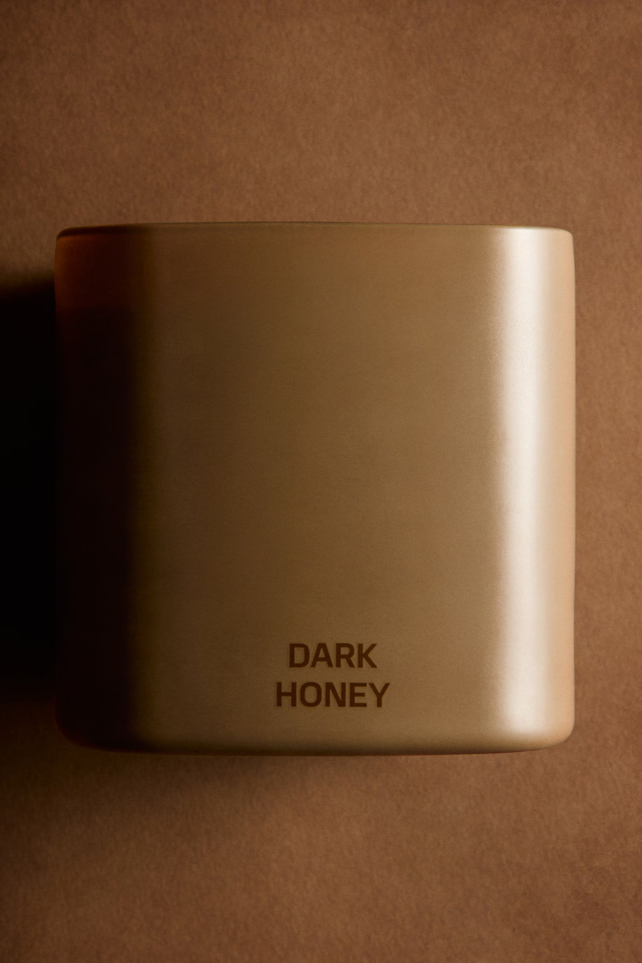 Large Scented Candle in Glass Holder - Dark Honey - Home All | H&M US | H&M (US + CA)