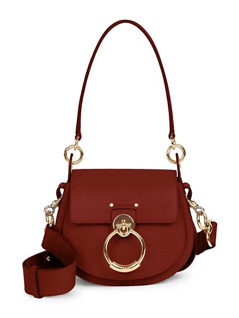 Small Tess Leather Saddle Bag | Saks Fifth Avenue