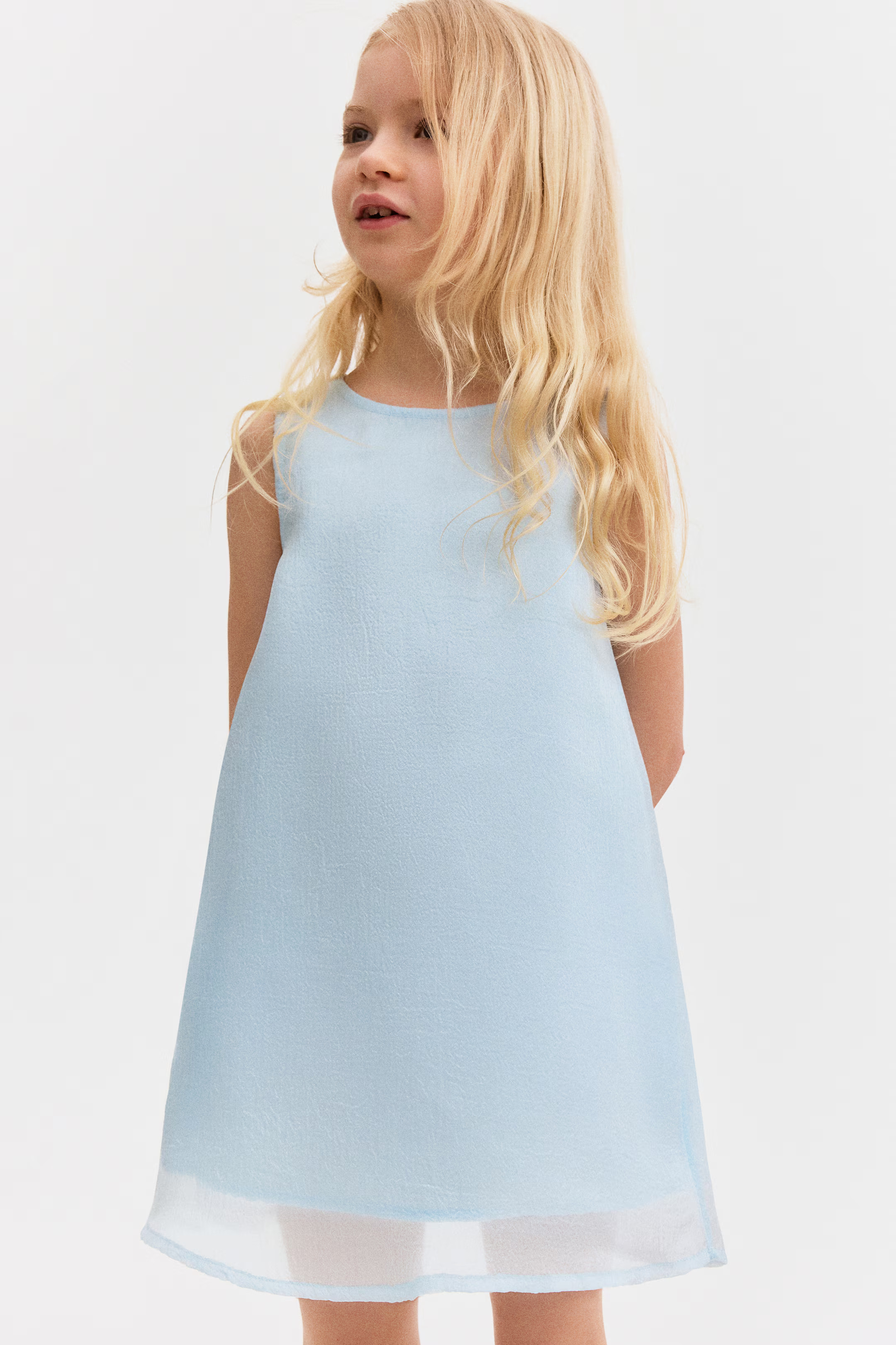 A-Line Dress - Light blue - Kids | H&M US | H&M (US + CA)