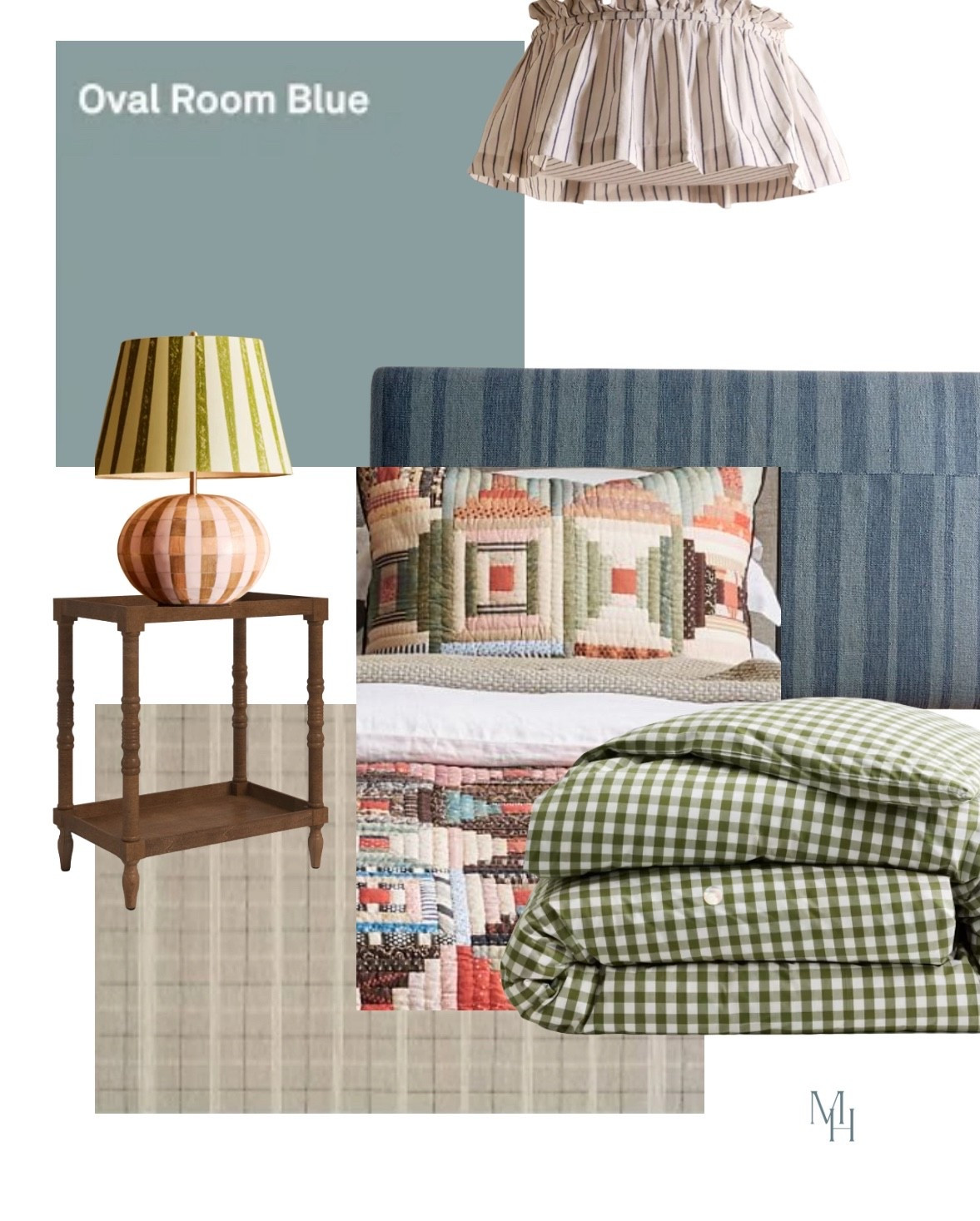 Straight out of New England! This guest room is absolutely a cozy, cottage core dream! 