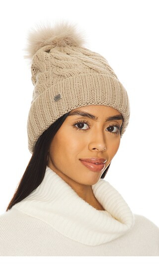 Amalie Beanie in Hush | Revolve Clothing (Global)
