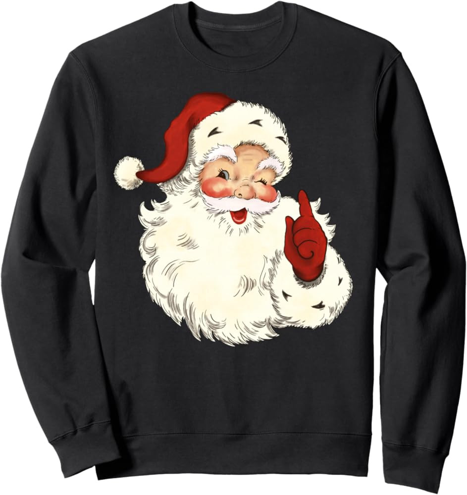 1950s Retro Santa Sweatshirt | Amazon (US)
