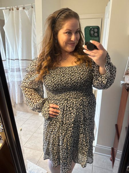 It’s still a little chilly right now, so long sleeve dresses are a must. I’m a sucker for leopard print, especially black and white leopard print 
#leopardprint #springdress #springdresses #longsleevedress 

#LTKstyletip #LTKSeasonal #LTKworkwear
