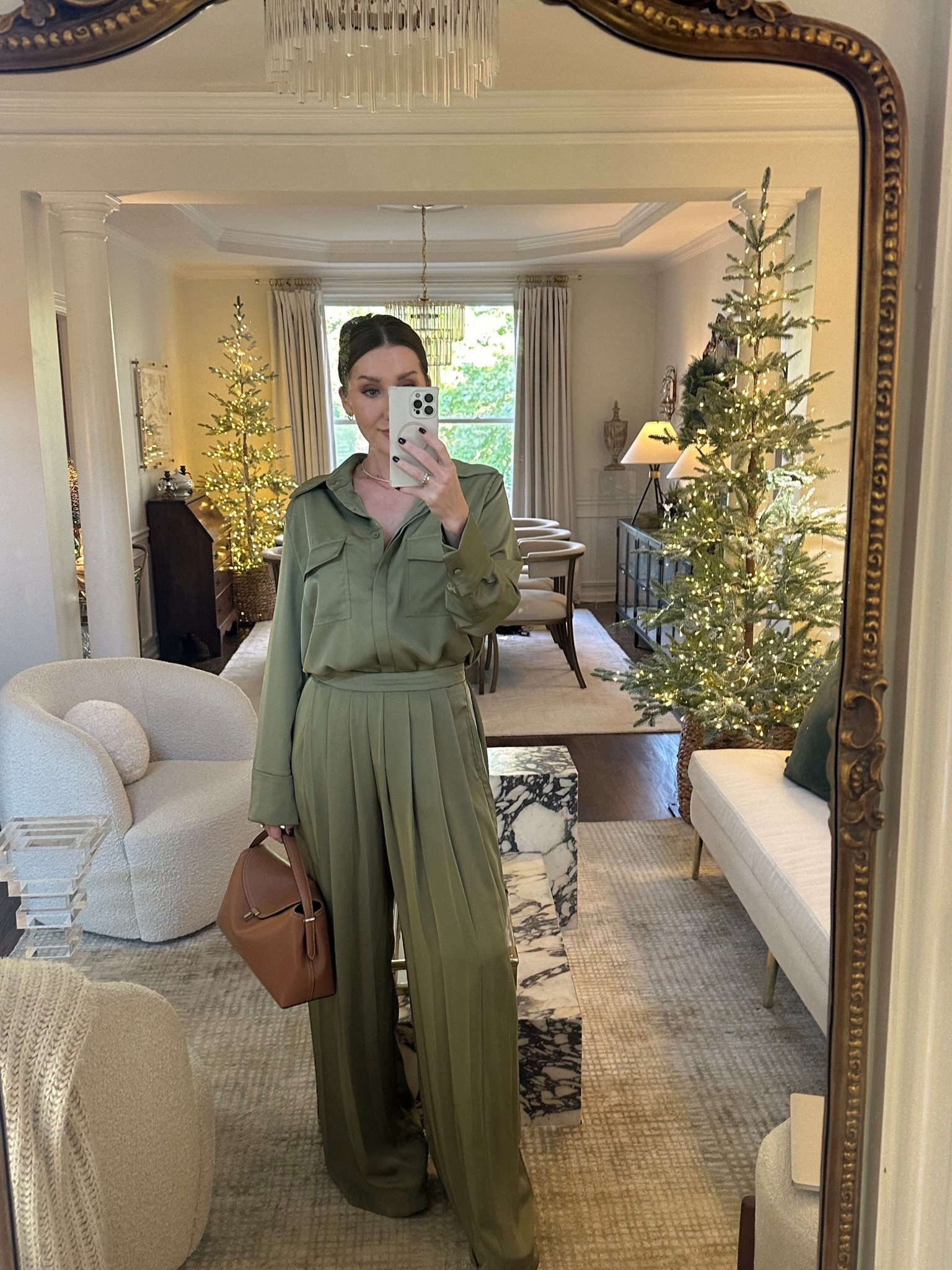 Monochromatic 🫒 the perfect holiday outfit 
Medium 

#LTKHoliday #LTKootd