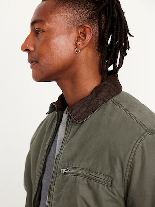 Flannel-Lined Barn Coat | Old Navy (US)