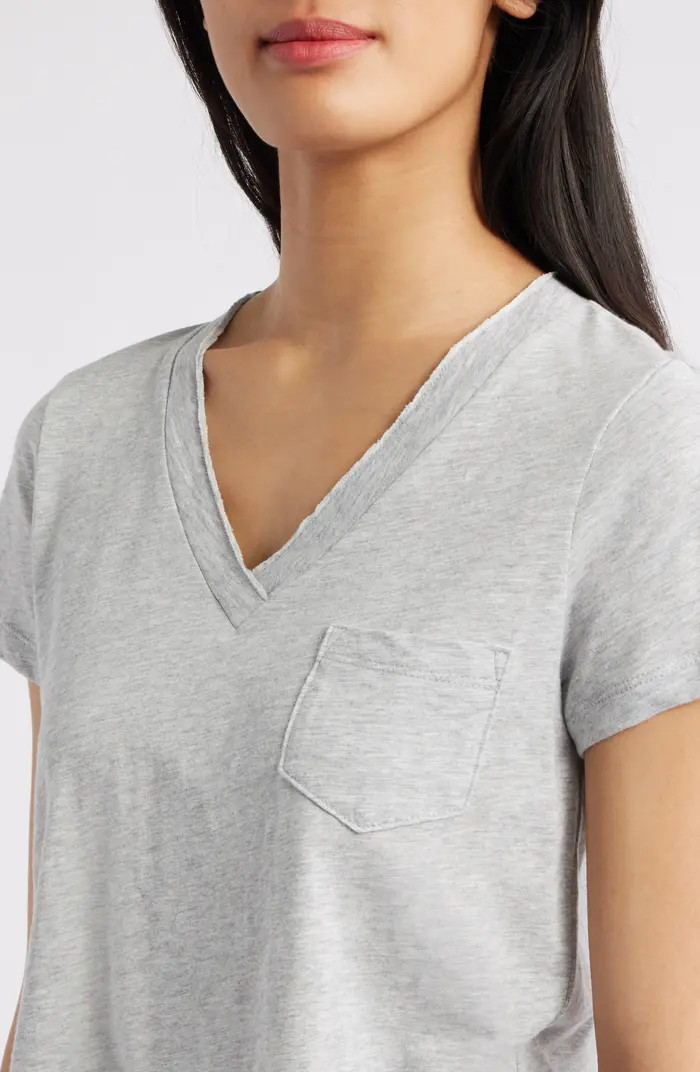 Cotton & Modal V-Neck T-Shirt | Nordstrom