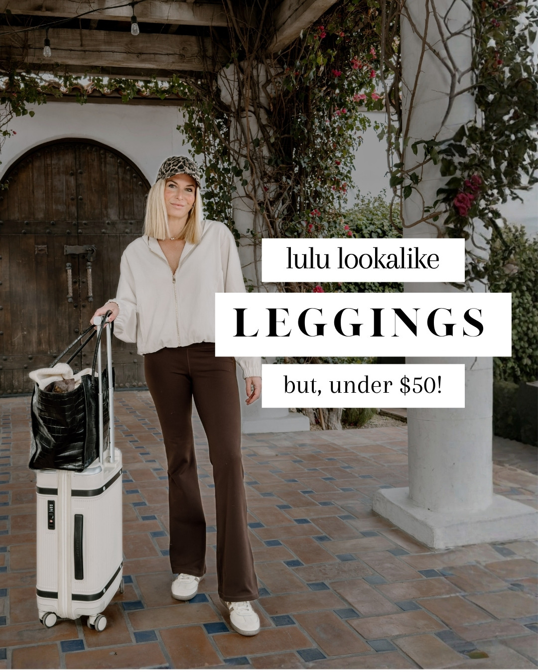 The most flattering flare leggings under $50 that feel just as good as the designer ones!! 

 #LTKootd #LTKActive #LTKTravel