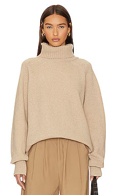The Knotty Ones Rudeneja Turtleneck in Beige from Revolve.com | Revolve Clothing (Global)