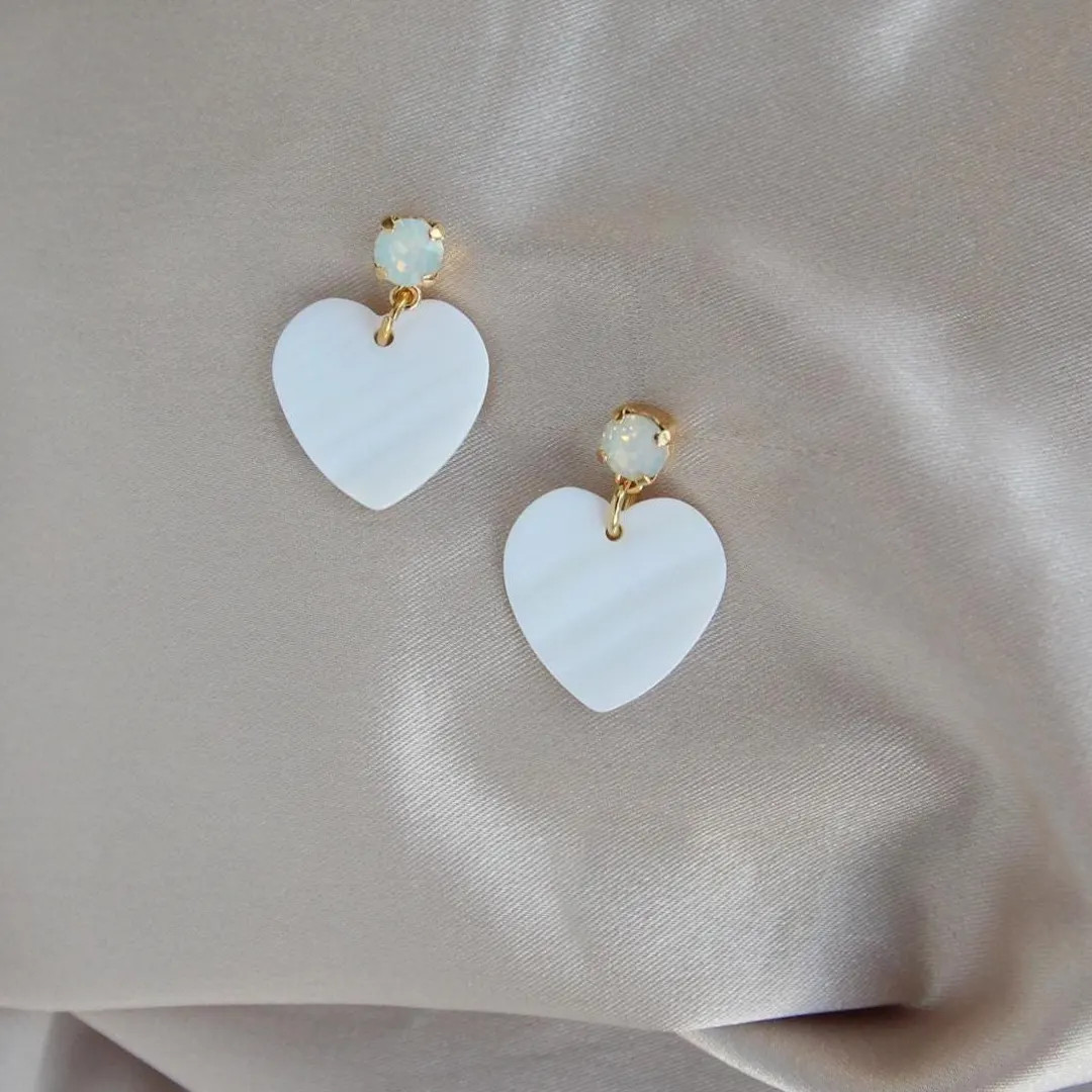 Dangle Heart Earrings: Valentine / Galentine's Day Accessories, Love - Etsy | Etsy (US)