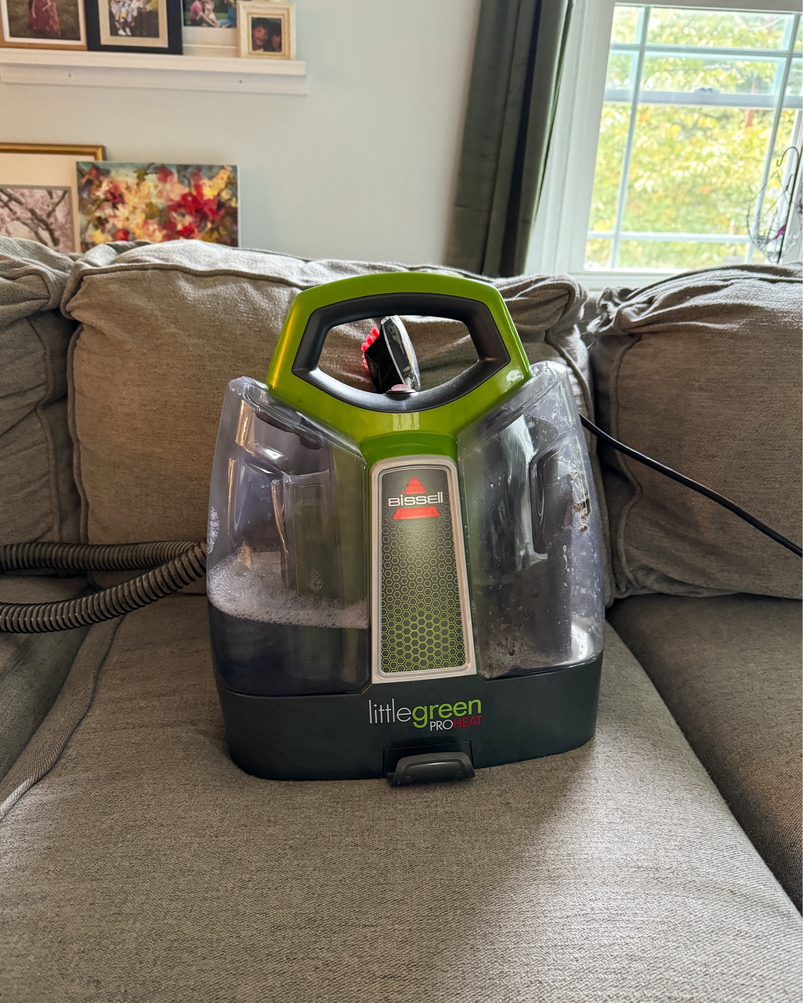 I can’t say that I love my fabric couch but I DO love this little green machine 🫧 I use it with my Branch Basics & I can’t even tell you what a difference it makes in my couch (if you have a pet that you allow on the couch, this is a game changer!)! I’ll try to remember to get some before & after photos tomorrow but it really does work & I love it! AND one of the versions is on sale right now for under $100! 

#LTKHome #LTKSaleAlert #LTKxPrimeDay