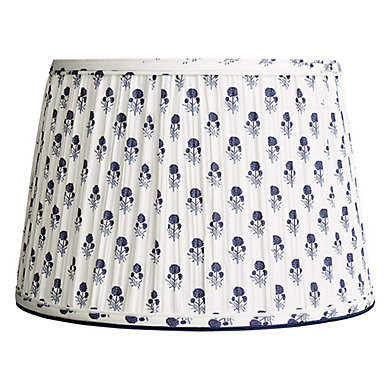 Limited Edition Anais Pleated Lamp Shade with Watercolor Floral Pattern & Handmade Design | Ballard Designs, Inc.