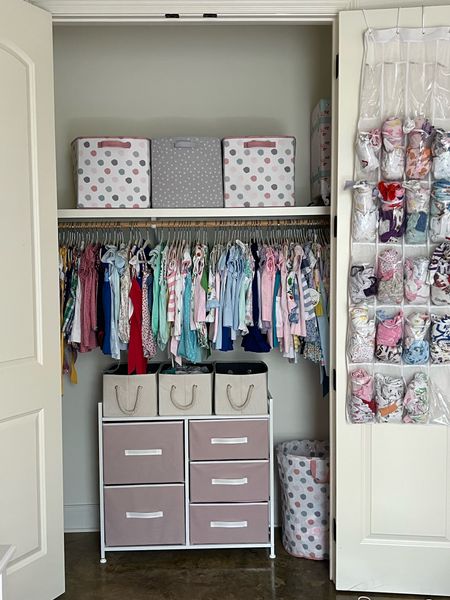 Nothing makes my heart happier than an organized closet. I love using hanging door organizers to store pajamas, shoes and small accessories  

#LTKKids #LTKHome #LTKFamily