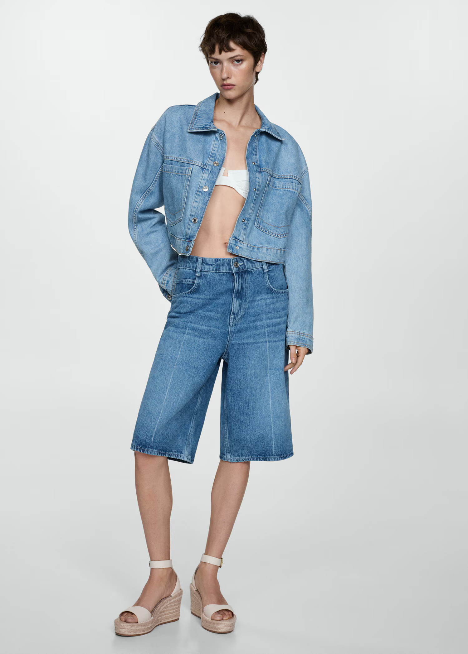 Wedge buckle sandals - Woman | MANGO USA | MANGO (US)