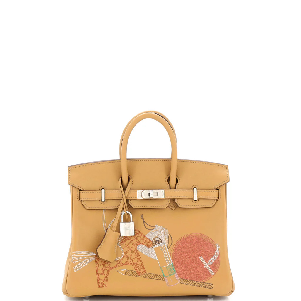 In and Out Birkin Bag Limited Edition Swift with Palladium Hardware 25 | Rebag