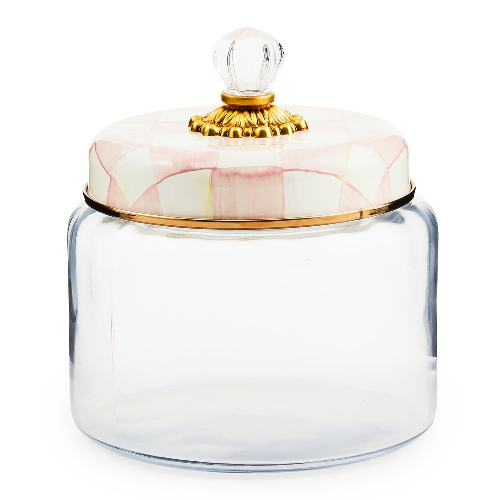 Rosy Check Medium Kitchen Canister | MacKenzie-Childs