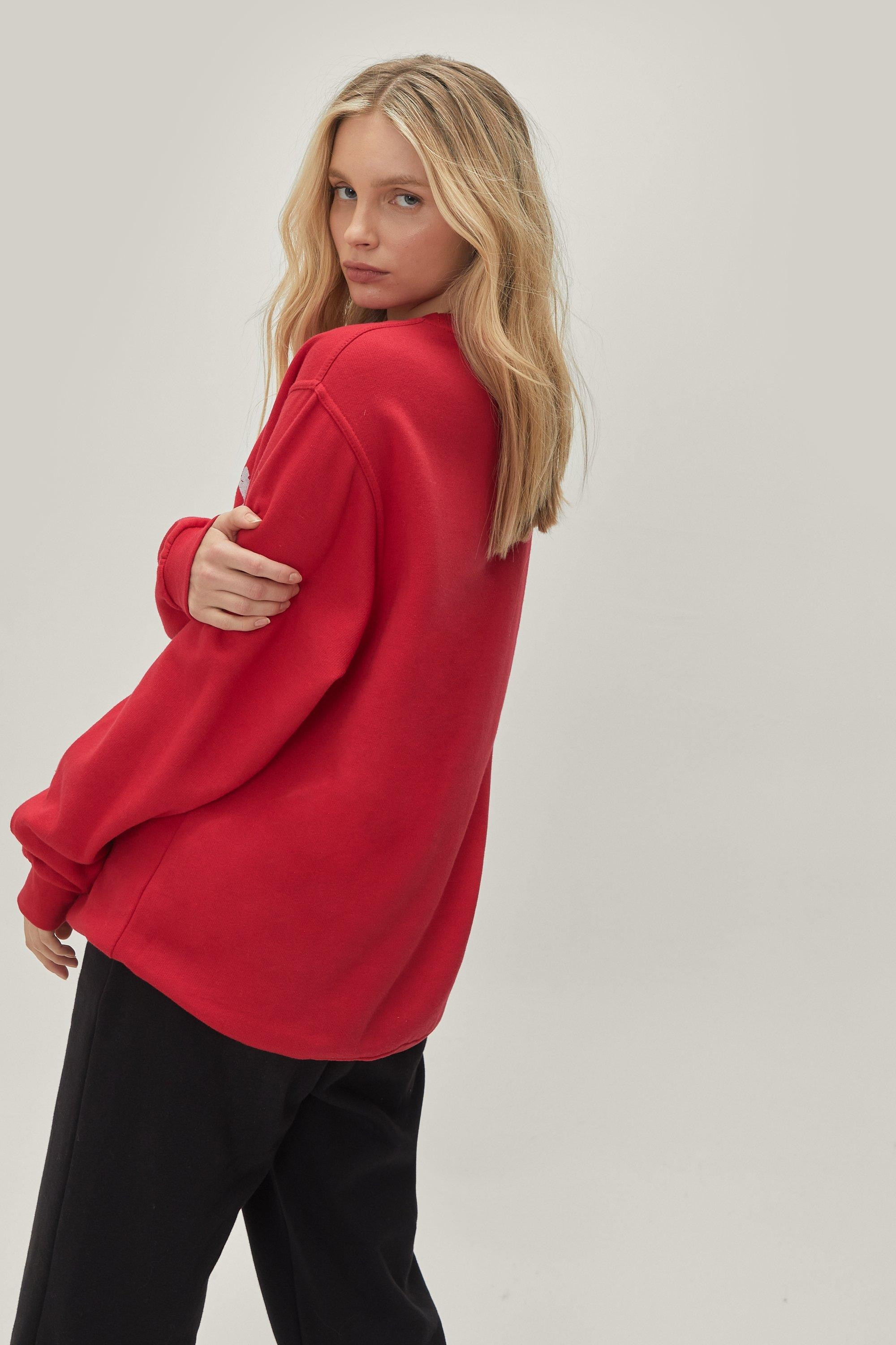 Club De Soleil Graphic Oversized Sweatshirt | Nasty Gal (US)