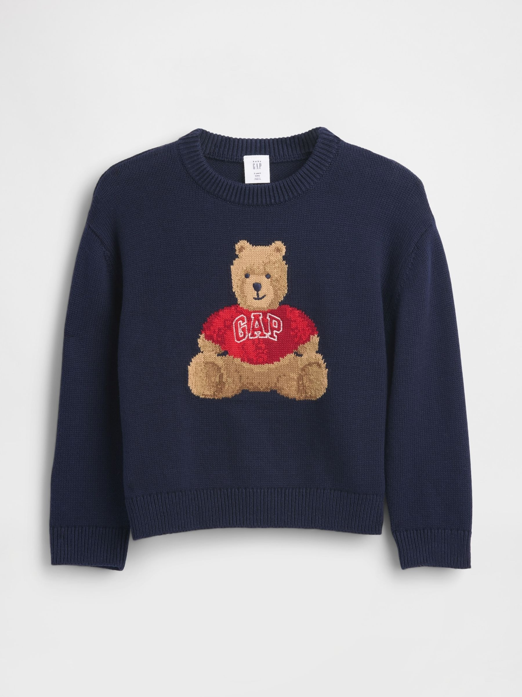 Navy Blue Graphic Crew Neck Sweatshirt (6mths-5yrs) | Gap | GAP UK