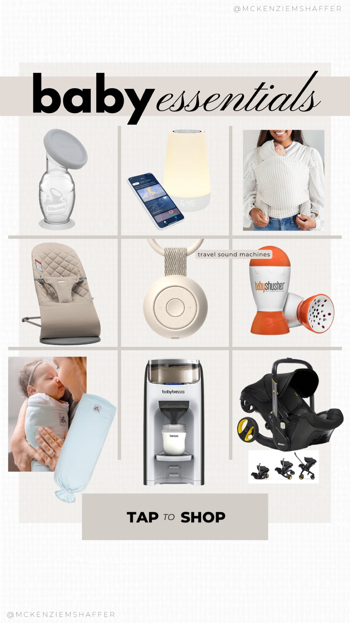 baby essentials 🍼 

- Doona stroller
- Baby Brezza formula maker (great for formula fed babies with reflux bc it creates very little foam)
- BabyBjörn bouncer
- Solly Baby wrap (used this daily)
- Ollie World swaddle (the only swaddle that worked for JB)
- Haakaa manual breast pump (game changer if you’re breast feeding)
- Hatch sound machines
- Baby Shusher soother

#LTKbaby #LTKfamily