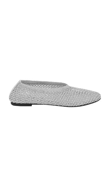 NYLAH BALLET FLAT - SILVER | Bec & Bridge (Global)