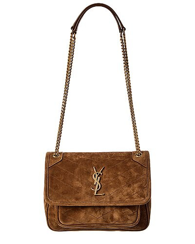 Saint Laurent Niki Suede Shoulder Bag | Gilt & Gilt City