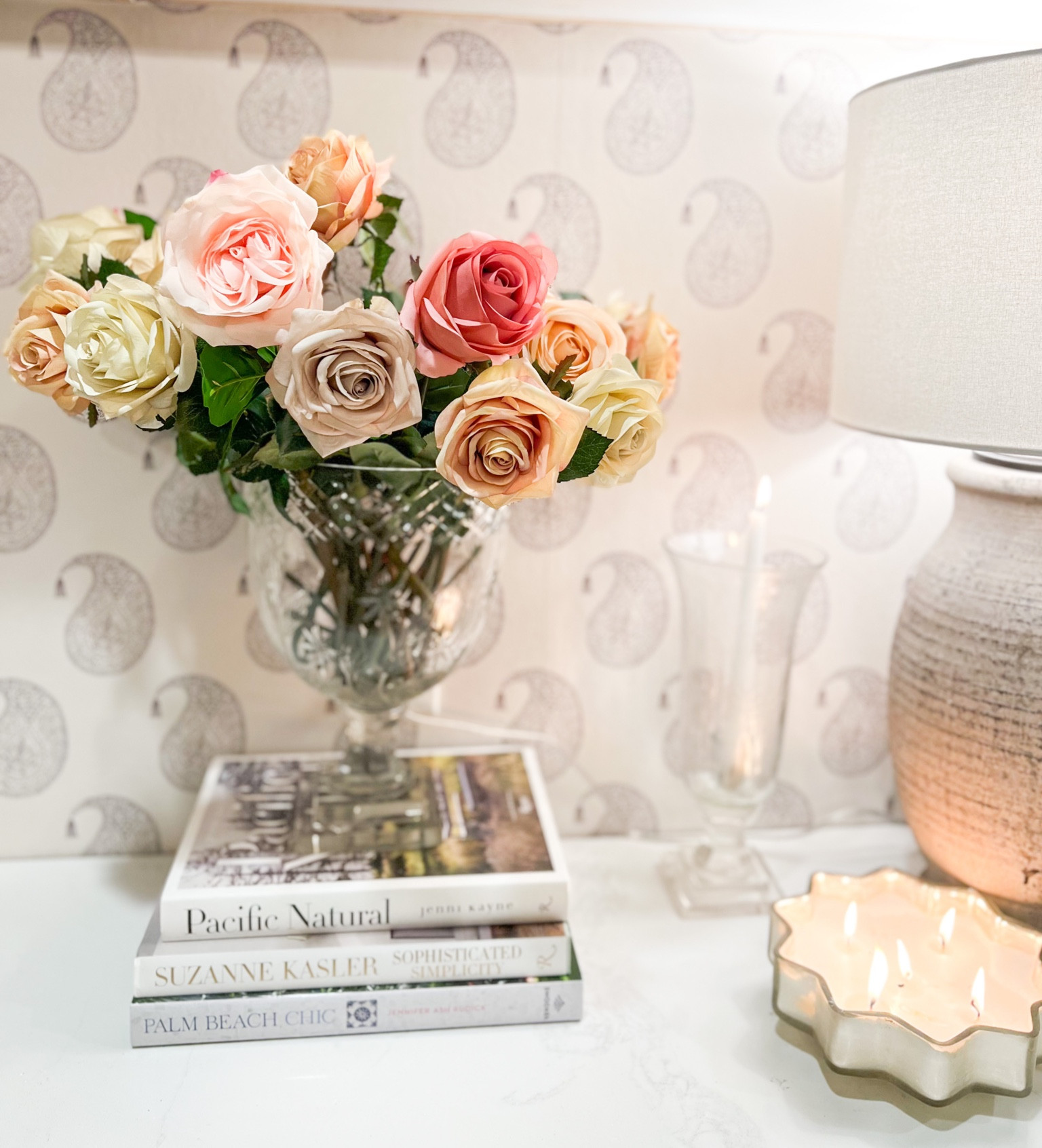 English inspired roses in crystal footed vase

Home decor. Floral decor.

#LTKhome