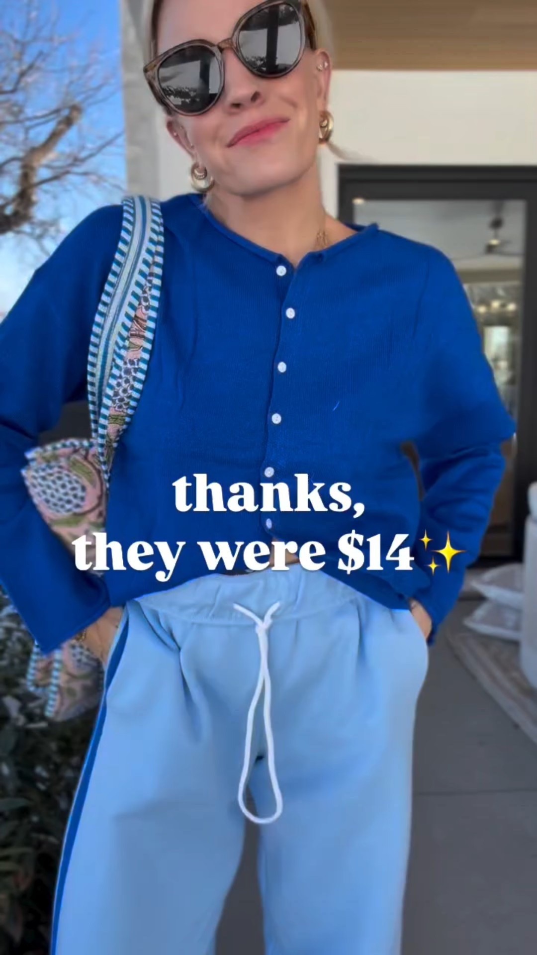 Comment SHOP and I’ll send links! $14 sweats that look like daily drills 😍