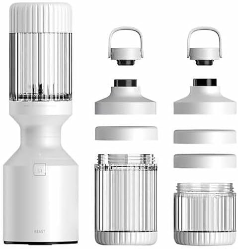 Deluxe BEAST Blender Set - Featuring: Beast Blender, 3 Vessels, 3 Storage Lids, 2 Drinking Lids, 2 Carry Caps | Amazon (US)