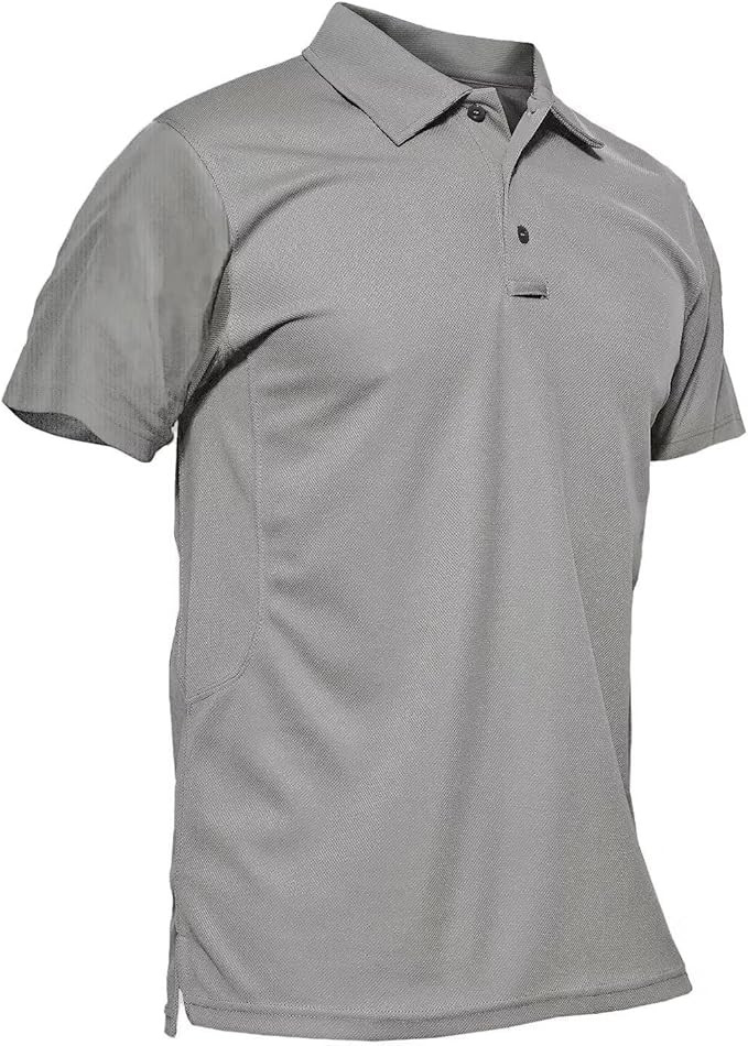 MAGCOMSEN Men's Polo Shirt Quick Dry Performance Short Sleeve Tactical Shirts Pique Jersey Golf S... | Amazon (US)