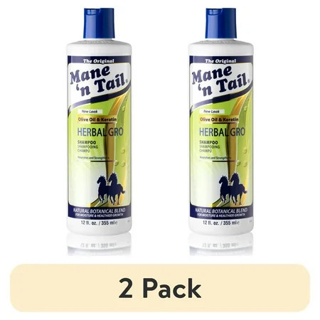 (2 pack) Mane n Tail Herbal Gro Shampoo (12 Oz) – Natural Herb & Olive Oil Complex to Nourish Strengthen & Fortify Hair Prevents Breakage & Frizz | Walmart (US)