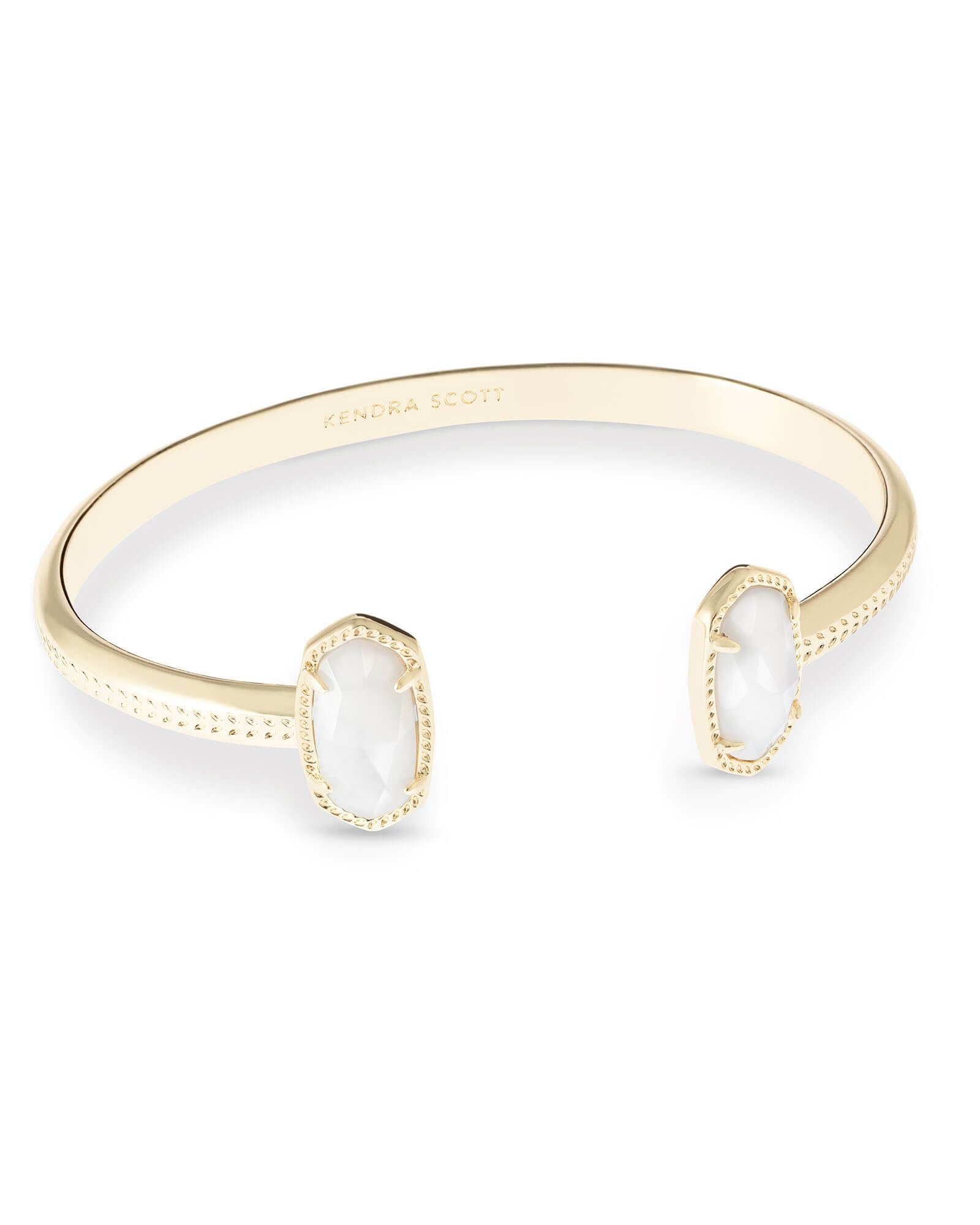 Elton Gold Bracelet in White Pearl | Kendra Scott