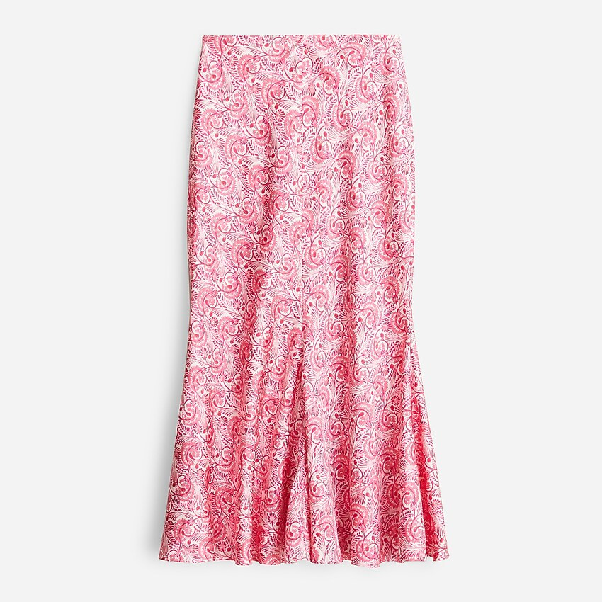 Flare slip skirt in dandelion swirl | J. Crew US