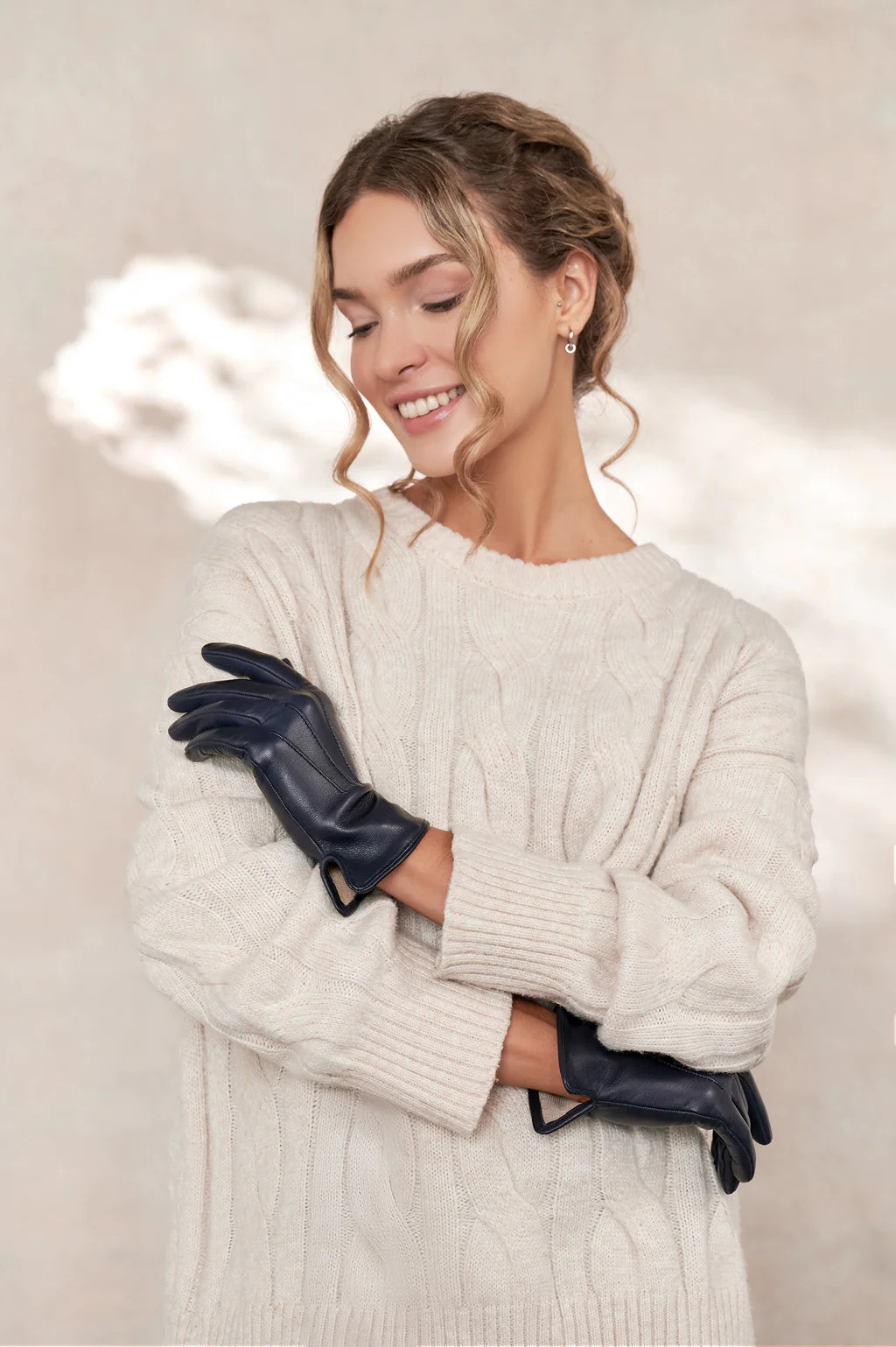 Emilie | Classic Leather Glove | Cornelia James