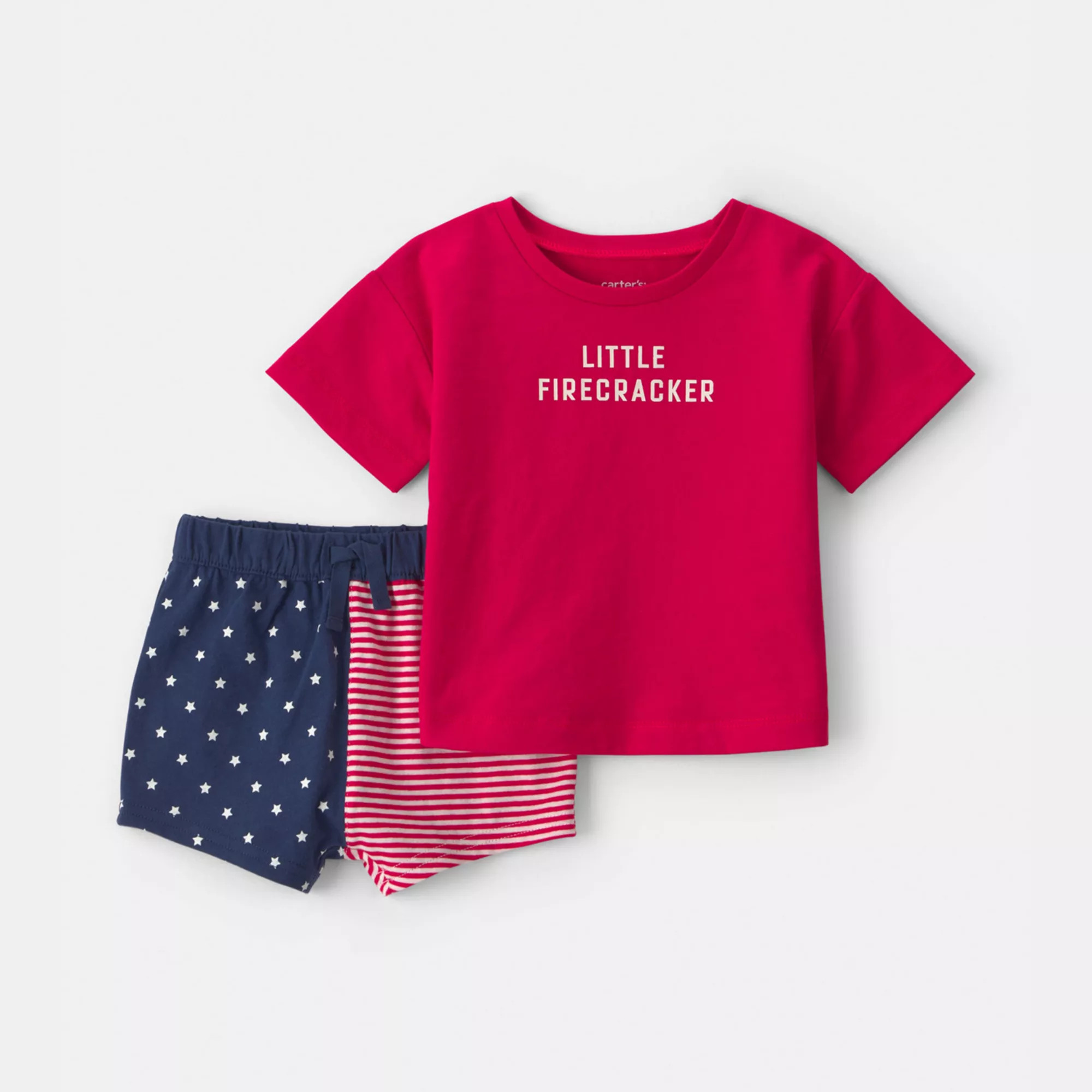 Baby Boy Carter's 2-Piece 'Little Firecracker' Top & Short Set | Kohl's