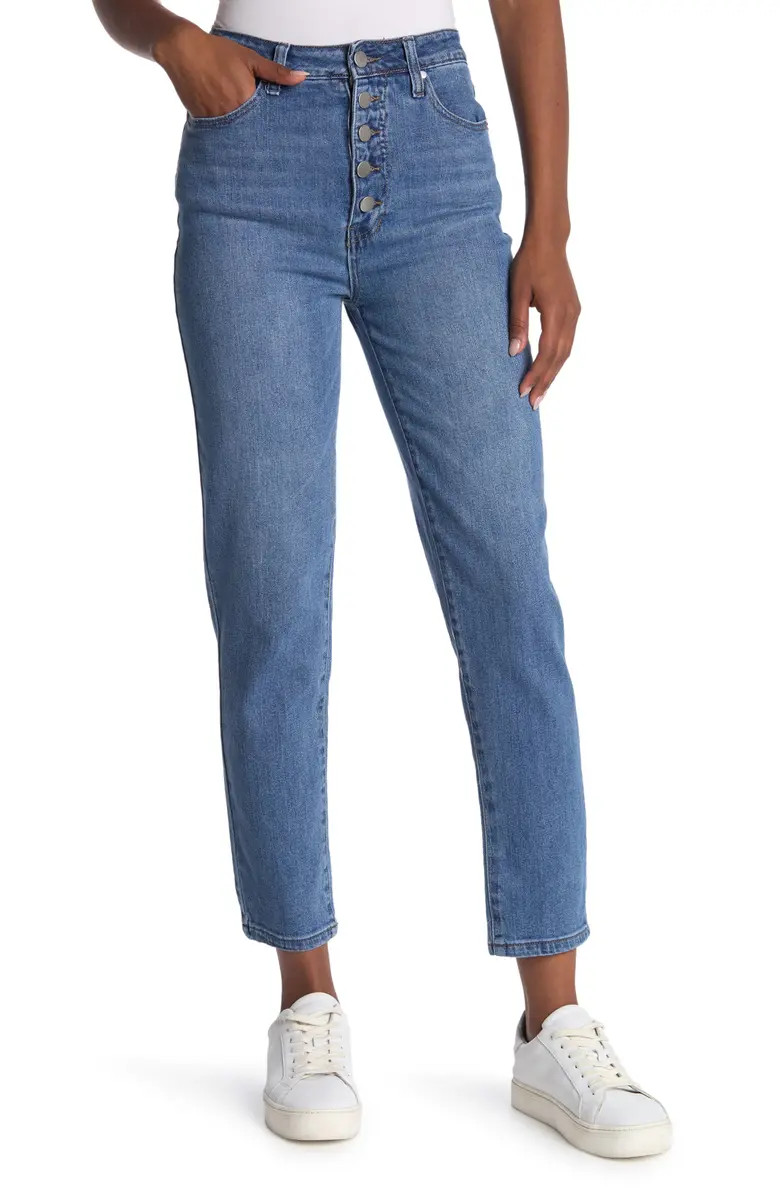Abound Button Front Sustainable Denim Mom Jeans | Nordstromrack | Nordstrom Rack