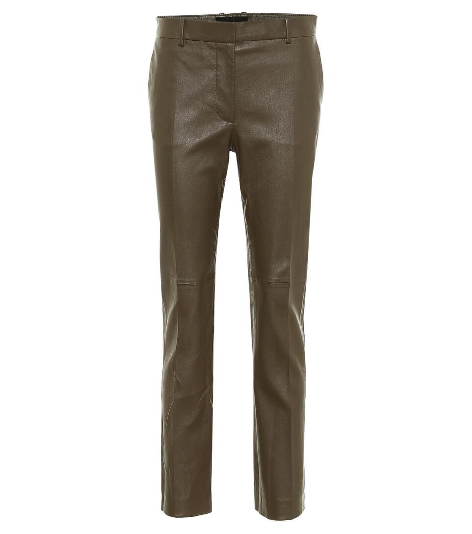 Coleman leather cigarette pants | Mytheresa (INTL)