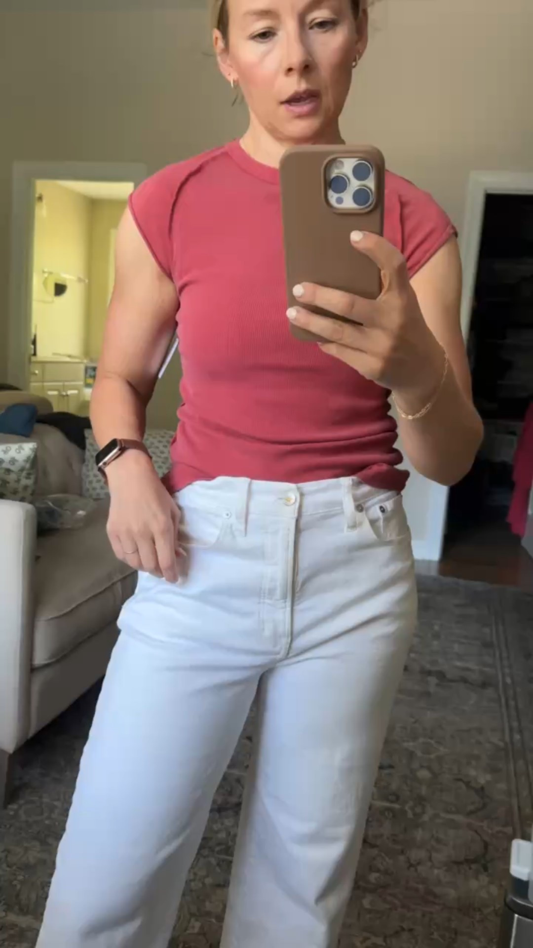 Keep or return? Tee from Free People! I like the shorter sleeves for summer! 
#FreePeople

#LTKSummerEdit #LTKFindsUnder50