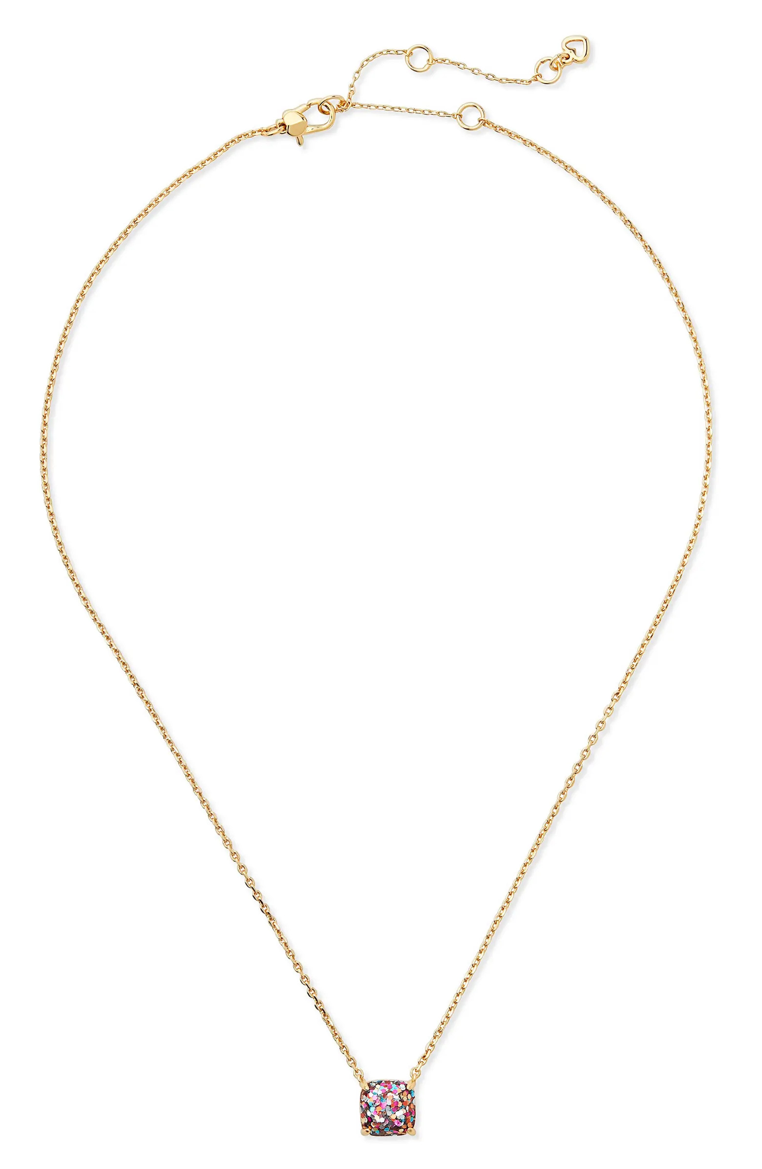 kate spade new york small square stud pendant necklace | Nordstrom | Nordstrom