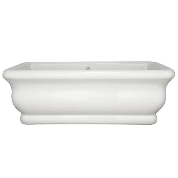 Michelangelo 66'' x 36'' Freestanding Soaking Acrylic Bathtub | Wayfair North America