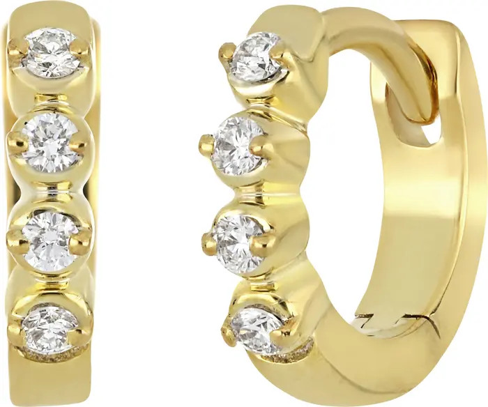 Bony Levy Liora Diamond Huggie Hoop Earrings | Nordstrom | Nordstrom