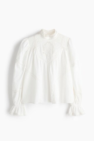 H & M - Cotton Blouse - White | H&M (US + CA)