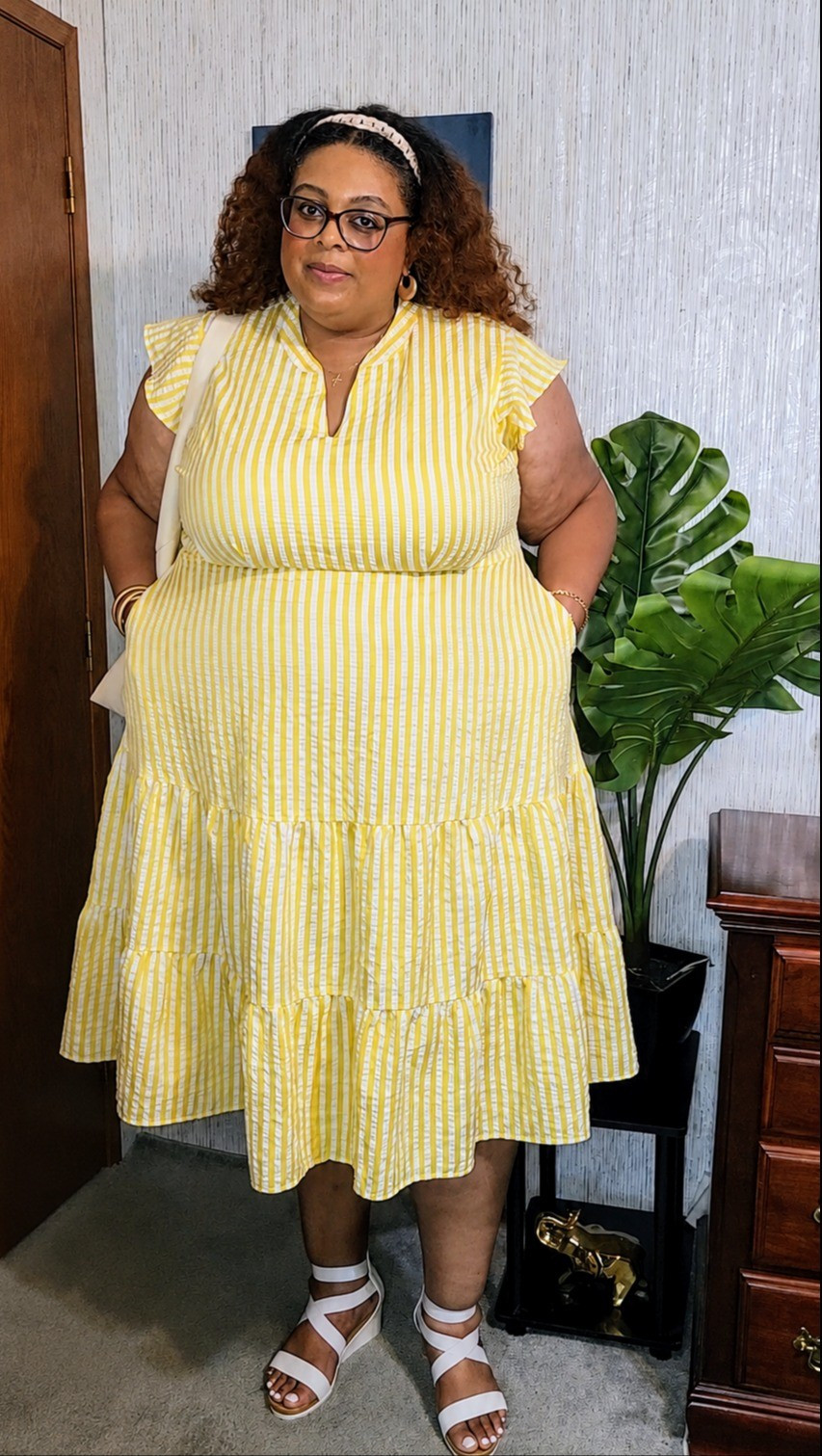 Plus size church outfit inspo 💛Comfy dress that still looks put together#PlusSizeOOTD #PlusSizeFashion #CurvyStyle #SpringOutfit #FashionOver30 #ChurchOutfit

#LTKMothersDay #LTKootd #LTKPlusSize