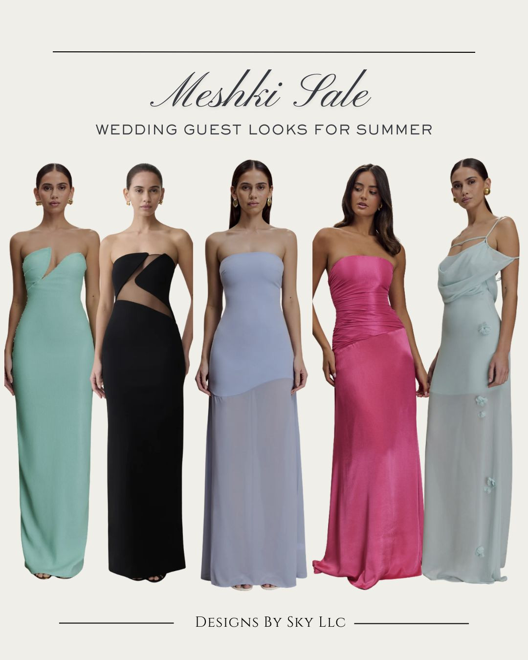 Wedding guest season is officially here 💐✨ Sharing my favorite Meshki dresses that are perfect for summer weddings, garden parties, and every RSVP in between. Timeless silhouettes, gorgeous colors, and styles you'll reach for again and again. Which one is your favorite? 🤍 

 #LTKSeasonal #LTKSaleAlert #LTKWedding