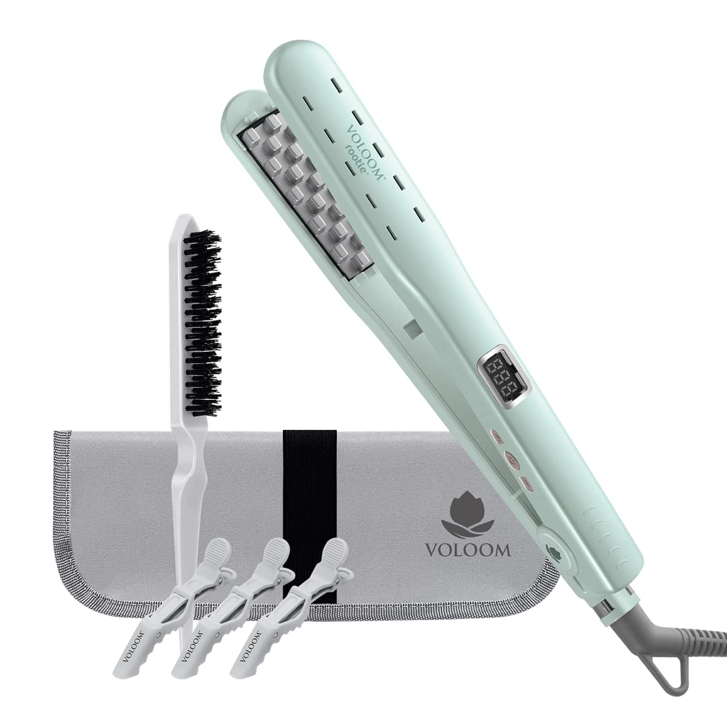 Amazon.com : Voloom Rootie 3/4” Inch Professional Volumizing Ceramic Hair Iron | Lasting Hair V... | Amazon (US)