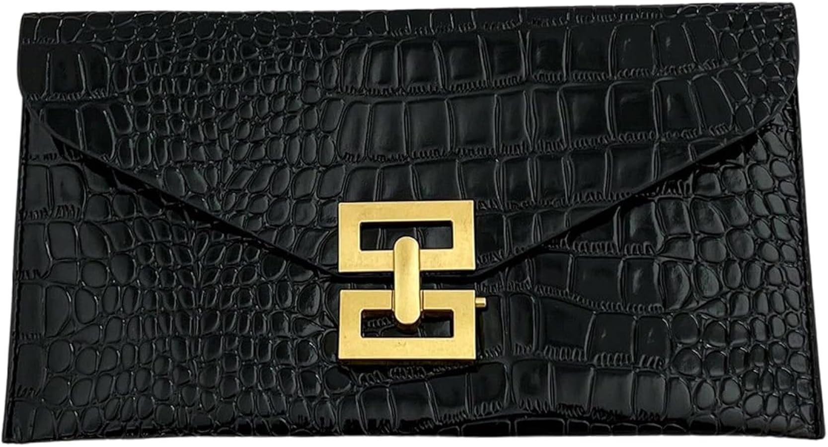Verdusa Women's Clutch Evening Bags Trendy Envelope Handbags Metallic Purses Formal Wedding | Amazon (US)