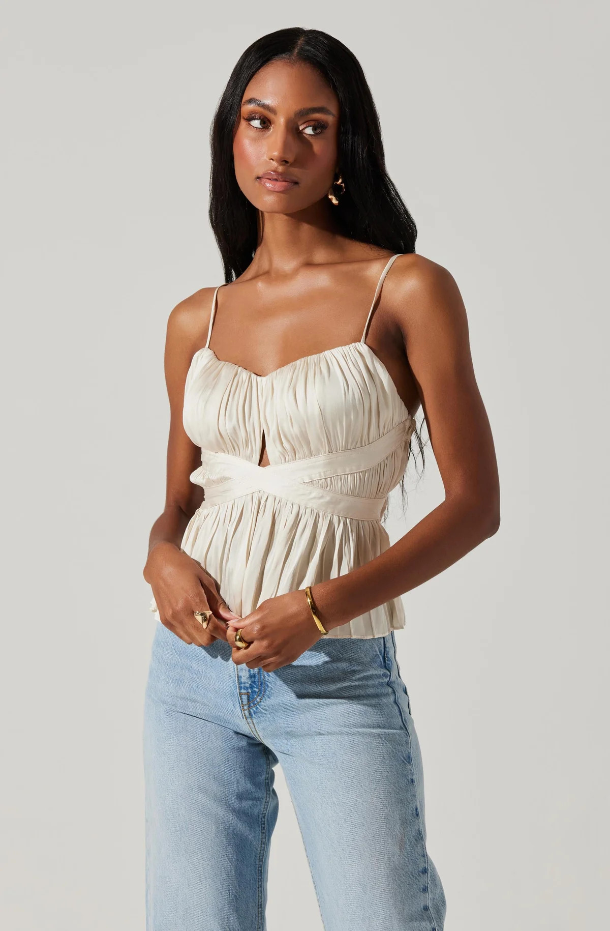 Katie Pleated Top | ASTR The Label (US)