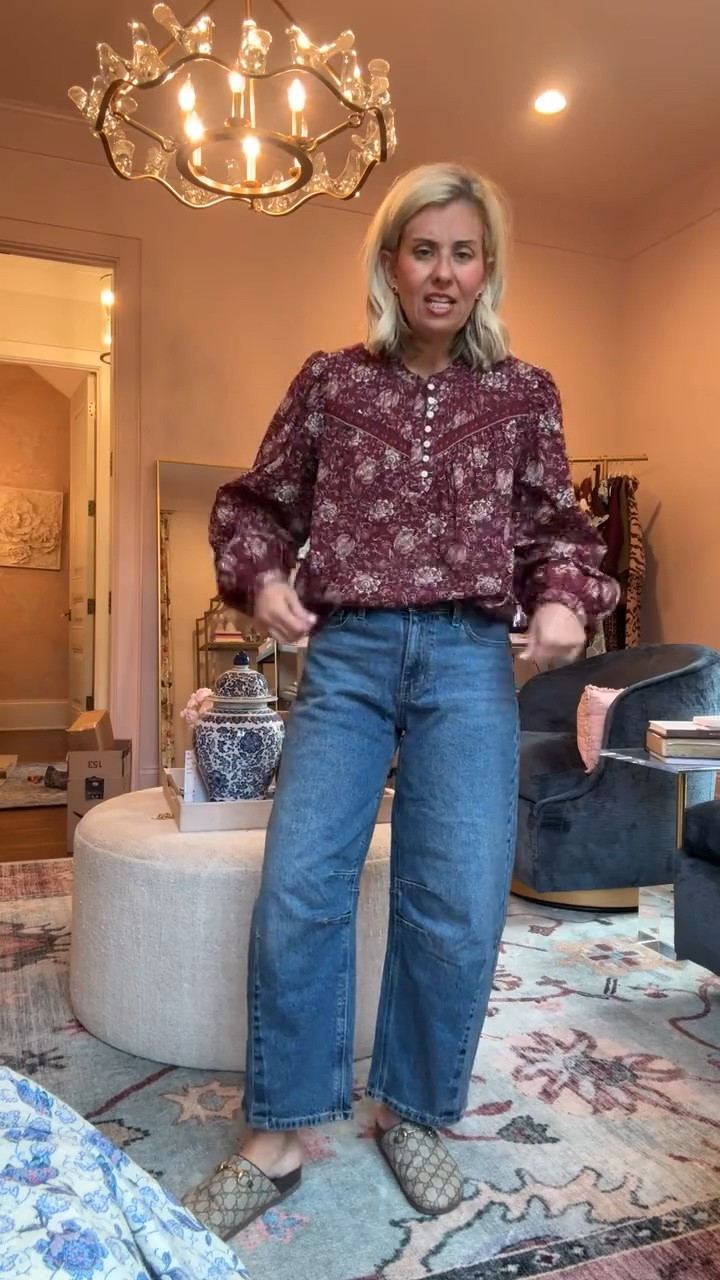 Yall know we mix and match around here & save and splurge. I’m in xs top, 2R jeans and 38 mules tts.

#LTKdayinmylife #LTKootd #LTKmomlife