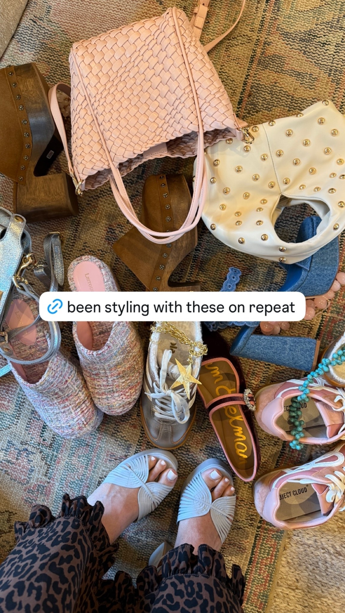 I’ve been styling with these on repeat! 

Sam Edelman flats - 7 (1 size down) 
I wear a size 8 in the rest 

#LTKdayinmylife #LTKOver40 #LTKmomlife

#LTKOver40 #LTKdayinmylife #LTKmomlife